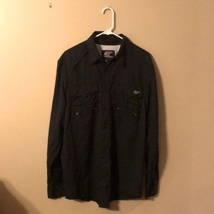 Mens black long sleeve shirt